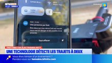 Une technologie détecte les trajets à deux en trotinettes