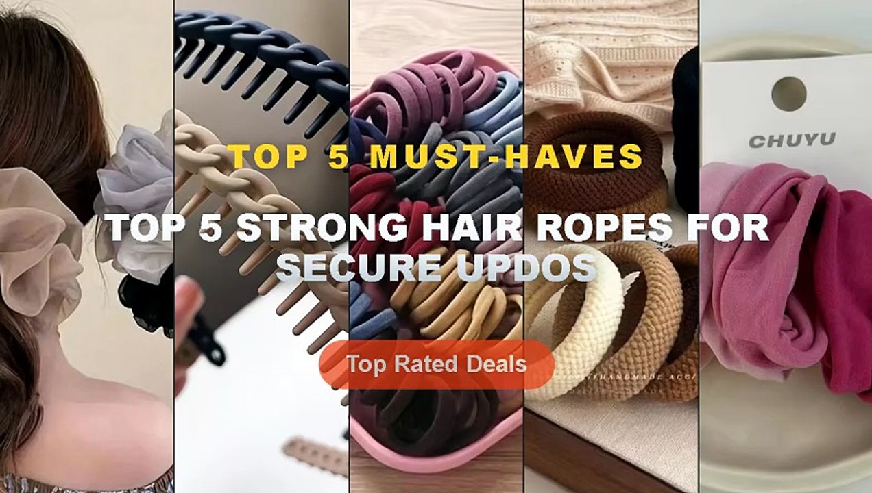 Top 5 Best Top 5 Strong Hair Ropes For Secure Updos (Must Have!) - 4 ...