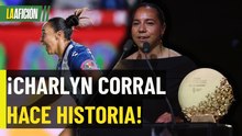 ¡49 GOLES Y UN PREMIO HISTÓRICO! Charlyn Corral se consagra en el Balón de Oro