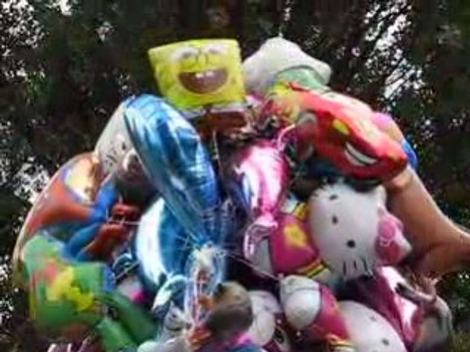 Nantes : bouquet de ballons