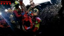 87 heridos, siete graves, tras caer un autobús por un terraplén de 20 metros en Barcelona