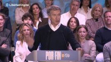 Feijóo, muy duro contra el Gobierno por "justificar" la violencia de las calles