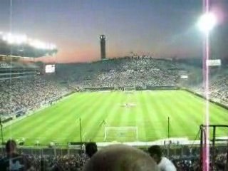 OM - BRAN BERGNE - Entrée des joueurs et minute de silence