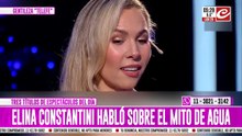 Elina Constantini habló sobre el agua de tanga: "Se lo hubiera hecho a Elon Musk"