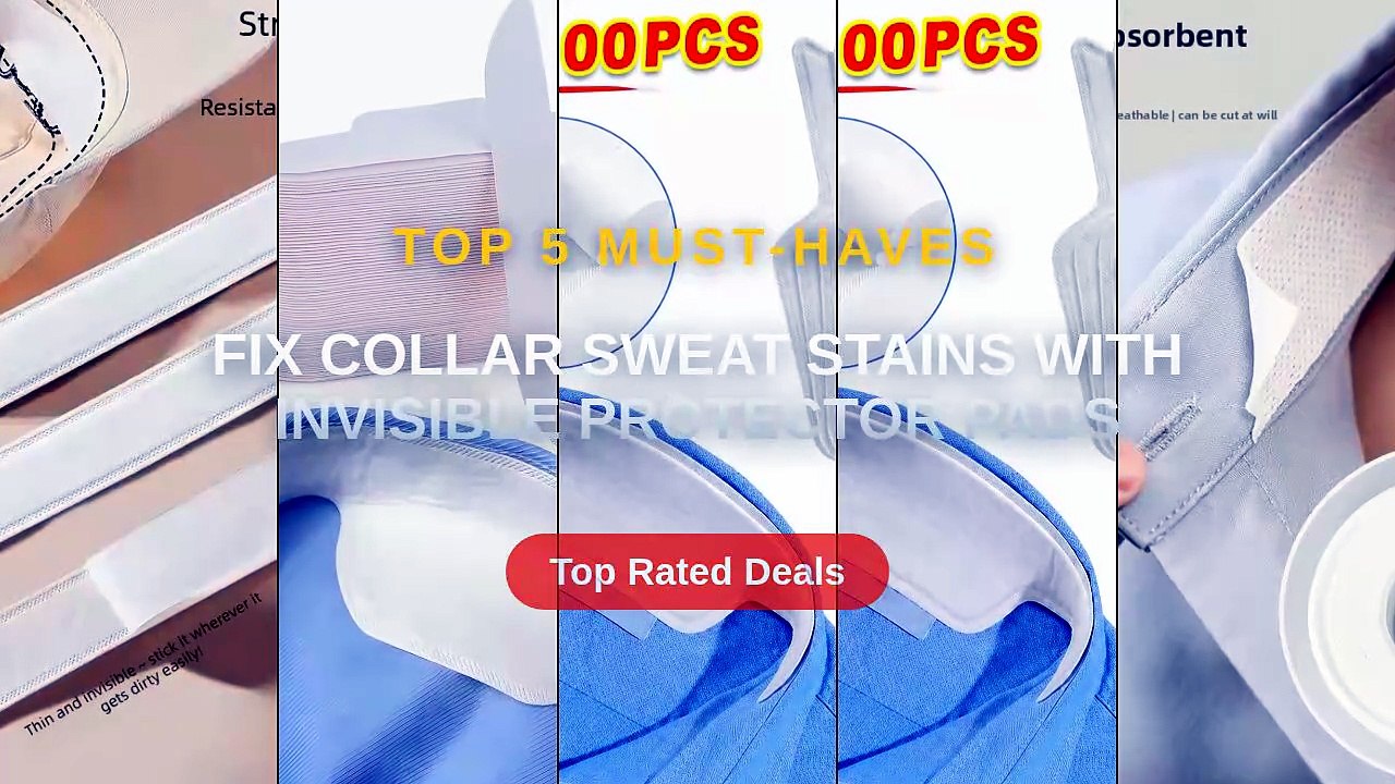 Fix Collar Sweat Stains With Invisible Protector Pads - Video Dailymotion