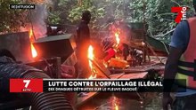 Lutte contre l'orpaillage illégal : dix dragues détruites sur le fleuve Bagoué