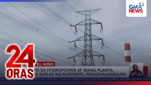 Epekto sa hydropower at ibang planta, pati sa suplay ng kuryente, pinaghahandaan | 24 Oras