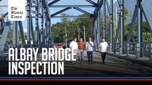 Dizon inspects Albay bridge
