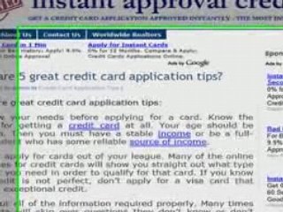 Credit Card Application Tips - Guarantee Approval