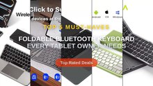 Foldable Bluetooth Keyboard Every Tablet Owner Needs