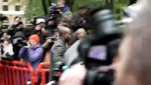 Chris Brown arrives at court for affray sentencing