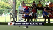 Ketidakselesaan pinggang Idham Amin tidak jejas fokus pada balingan..