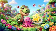 🦖 Dinosaur Stomp Dance! 🦕 | Fun Dinosaur Rhymes for Kids | Little Blink Rhymes