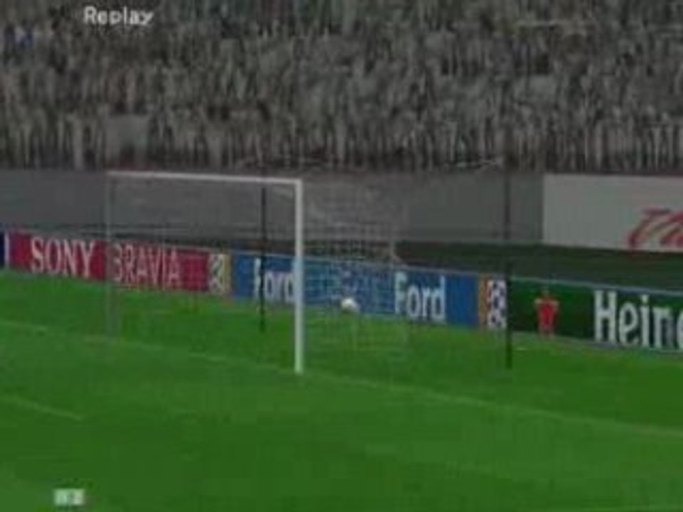 PES6 friendly Douala long range bomb