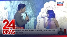 Zephanie at Michael Sager, nag-duet sa fan meet | 24 Oras