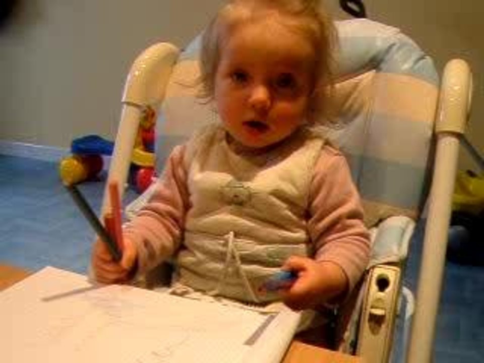 Mélia et son cours de dessin