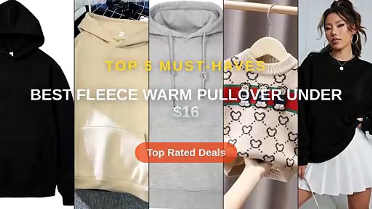 Best Fleece Warm Pullover Under $16 - video Dailymotion