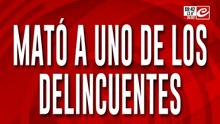 Defendió a su vecino de un robo y ejecutó a balazos a un delincuente