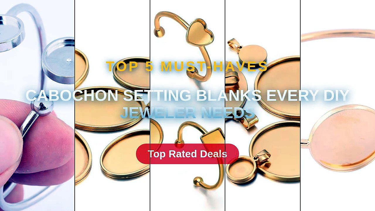 Cabochon Setting Blanks Every DIY Jeweler Needs - Video Dailymotion