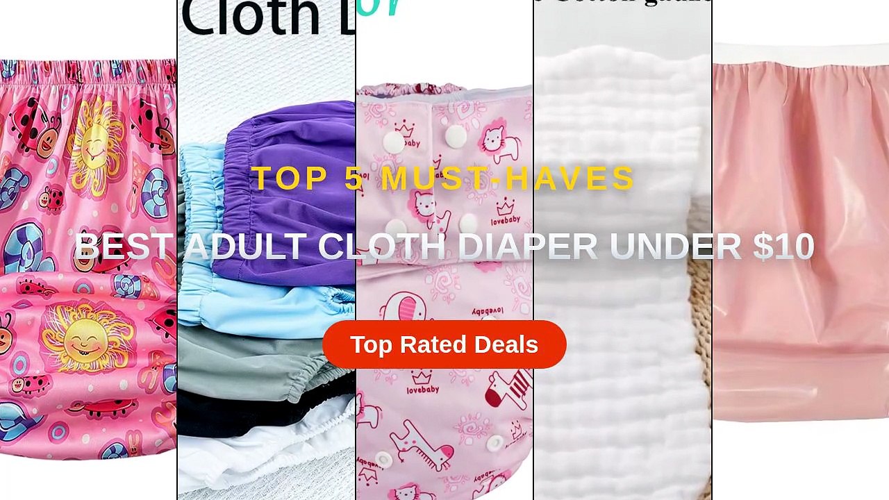 Best Adult Cloth Diaper Under $10 - Video Dailymotion