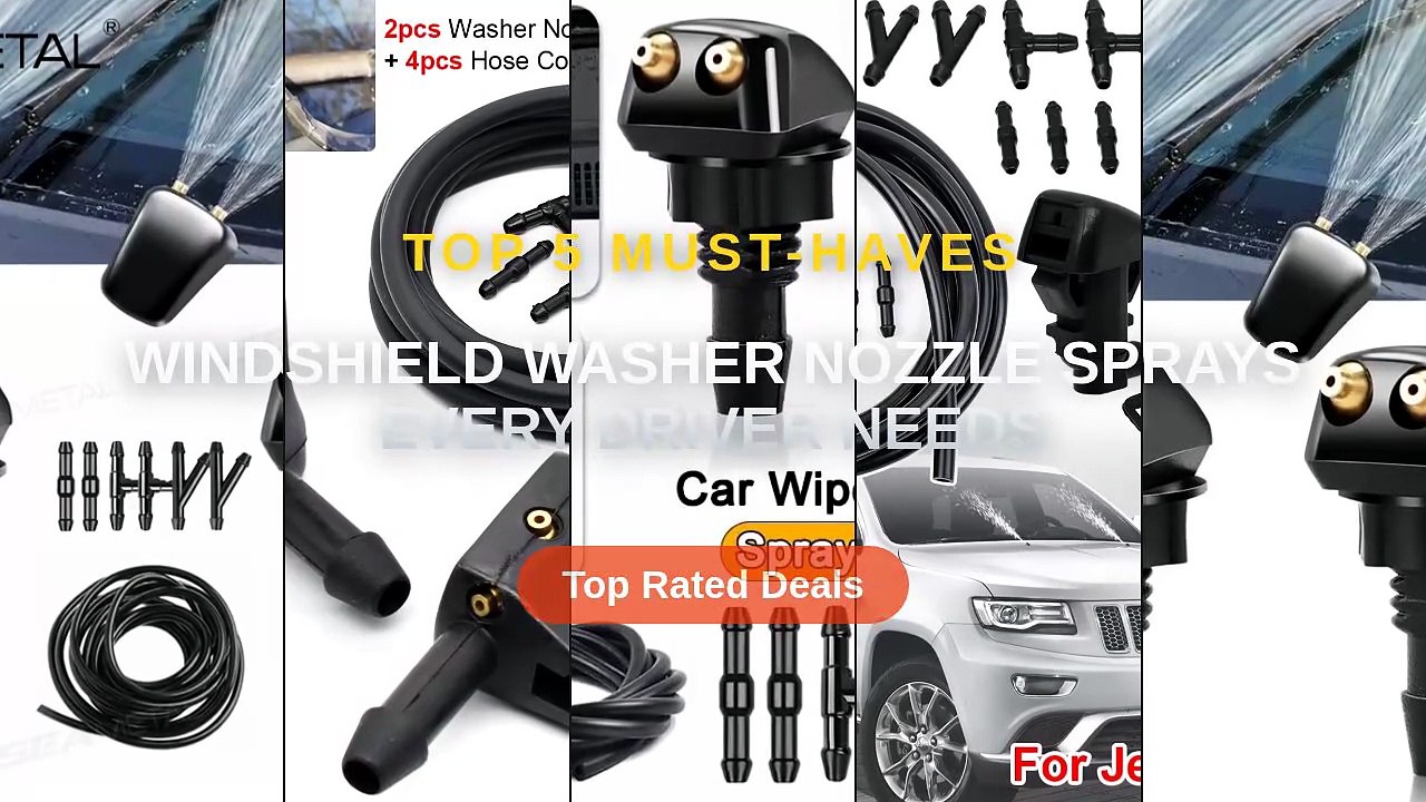 Windshield Washer Nozzle Sprays Every Driver Needs - Video Dailymotion