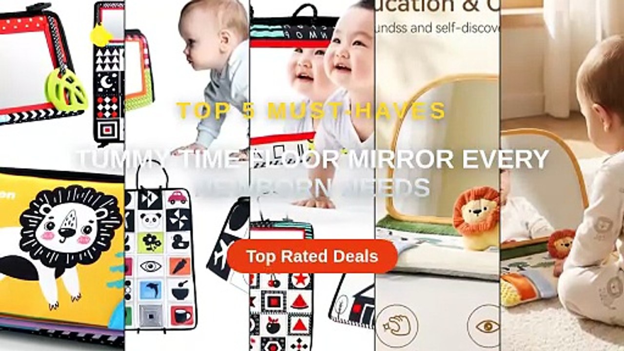 Tummy Time Floor Mirror Every Newborn Needs - Video Dailymotion