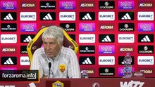 Gasperini: "La Roma è uscita molto bene dagli ultimi big match. Il percorso è positivo"