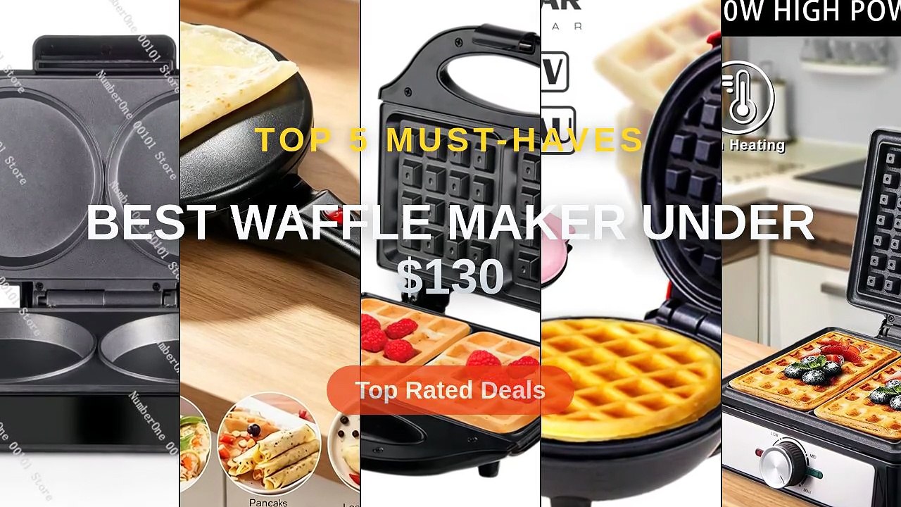 Best Waffle Maker Under $130 - video Dailymotion