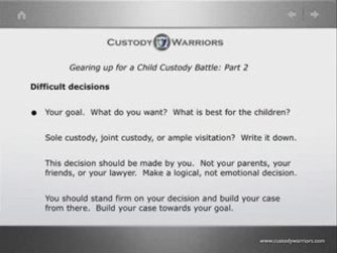 Fathers Win Child Custody - Don't be Pushed Around by Mom!