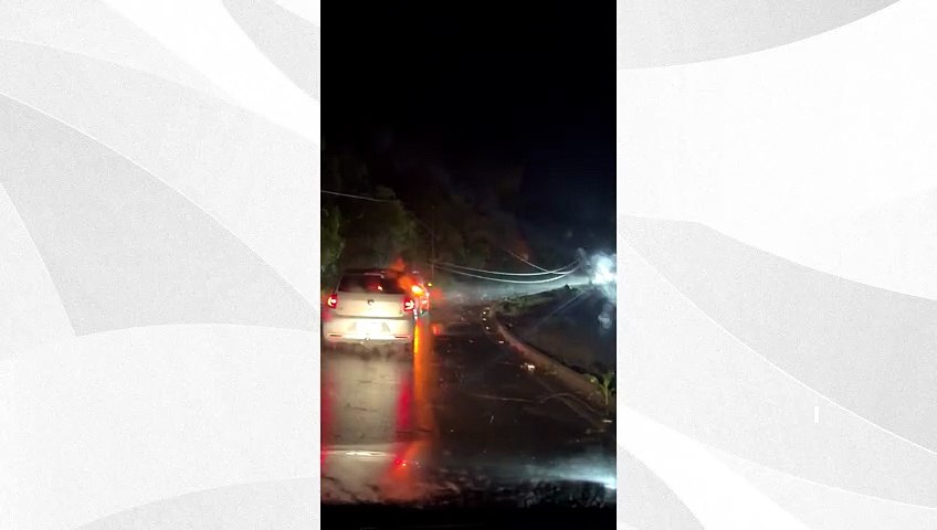 Temporal causa estragos, interdições e falta de energia em Santa Teresa