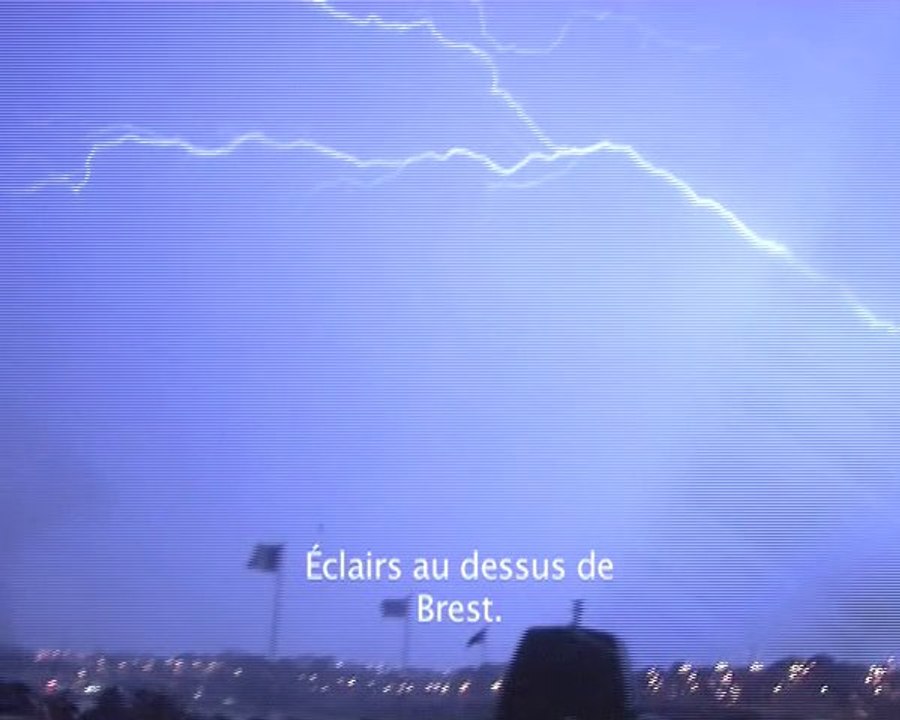 SUPERBE ORAGE SUR BREST, KERHUON ET GUIPAVAS