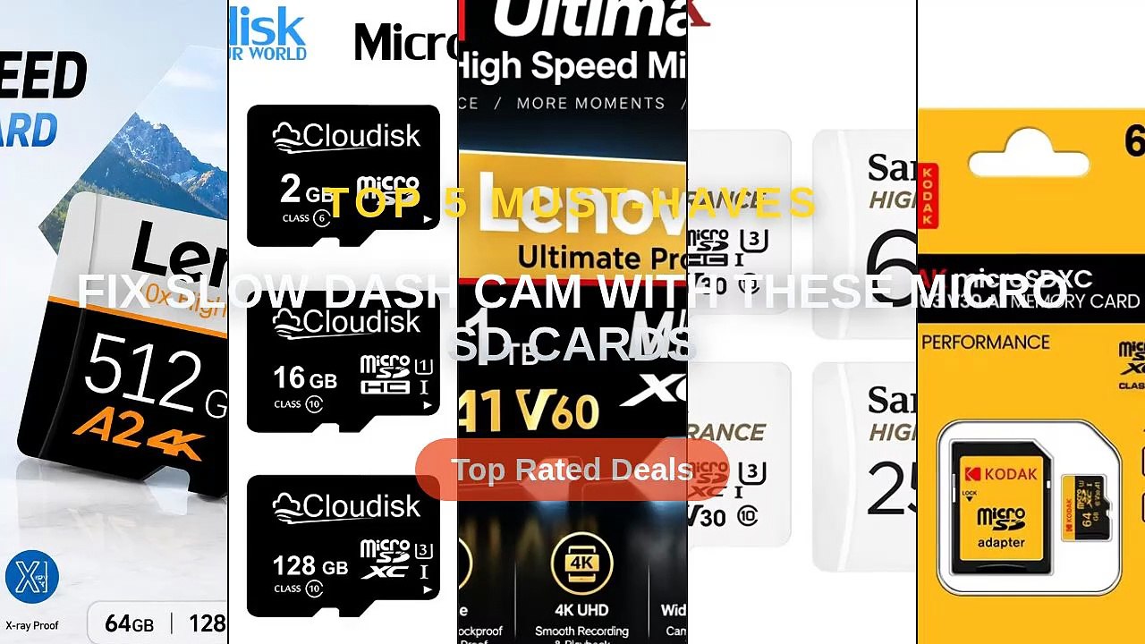 Fix Slow Dash Cam With These Micro SD Cards - Video Dailymotion