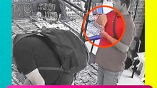 ¡Hombre queda grabado en HD mientras roba piezas de plata en un negocio!