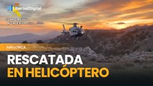 Rescatan en helicóptero a una excursionista herida en Mallorca