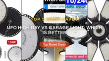 UFO High Bay vs Garage Light: Which Is Better