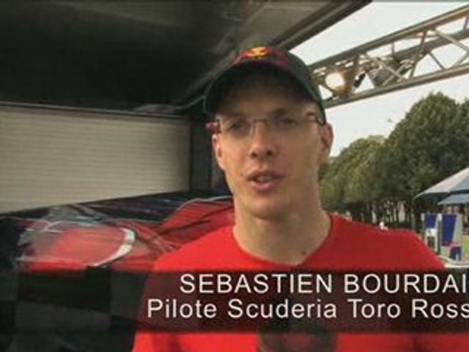 Sebastien Bourdais à Paris (interview)