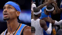 Shai Gilgeous-Alexander meets his lookalike before Thunder-Clippers