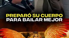 Así fue como preparó su cuerpo para bailar