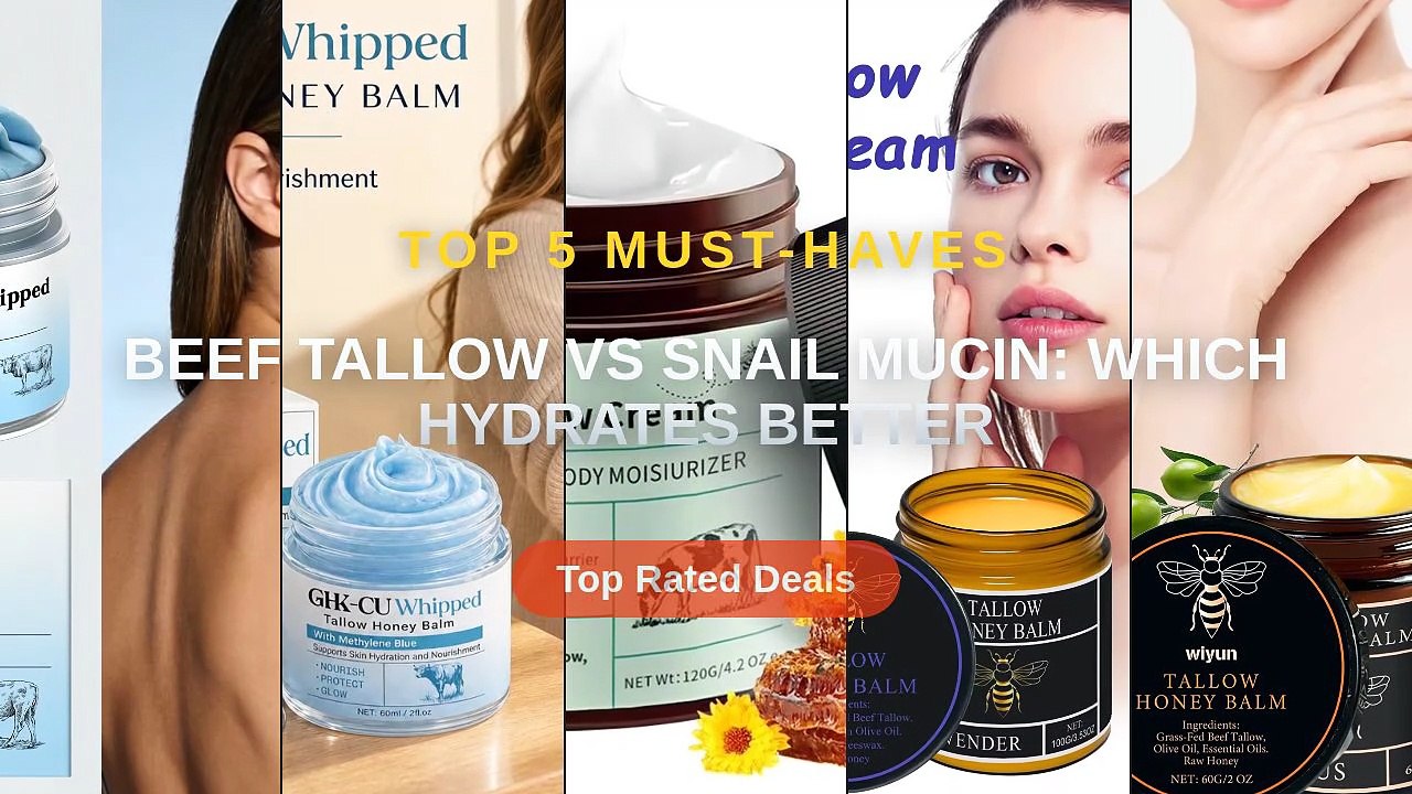 Beef Tallow vs Snail Mucin: Which Hydrates Better - video Dailymotion