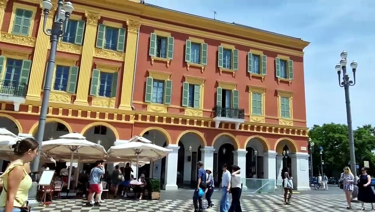 Nice, France 4K Walking Tour From Place Masséna to the Promenade des ...