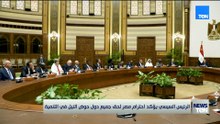 الرئيس السيسي يؤكد احترام مصر لحق جميع دول حوض النيل في التنمية