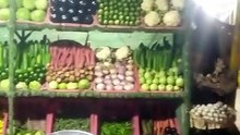 Vegetables wall shop