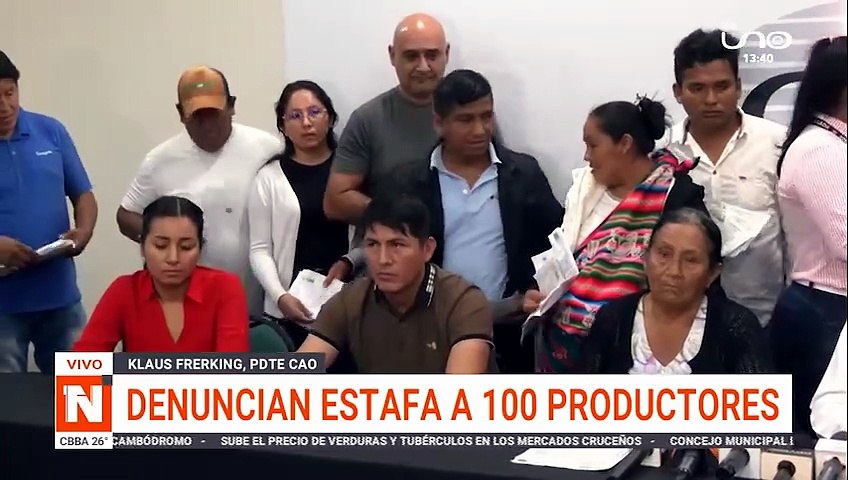Denuncian estafa a 100 productores