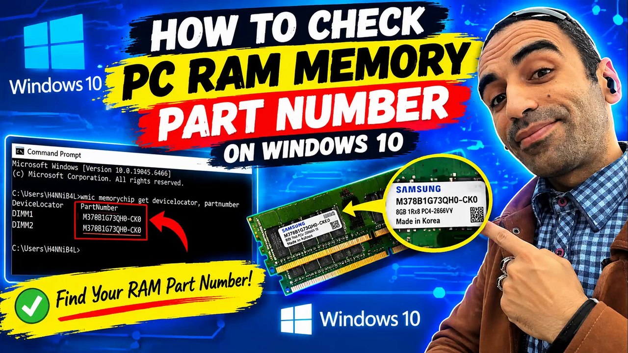 Check Your RAM Model Instantly With This One CMD Command - video ...