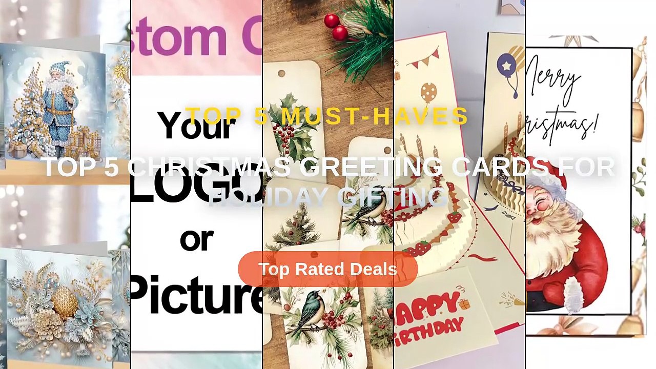 Top 5 Christmas Greeting Cards For Holiday Gifting - Video Dailymotion