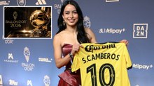 Scarlett Camberos manda mensaje desde Londres a la afición de América Femenil tras el lugar 21 del Balón de Oro