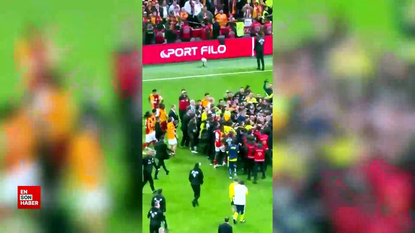 Derbide maç bitti, ortalık karıştı