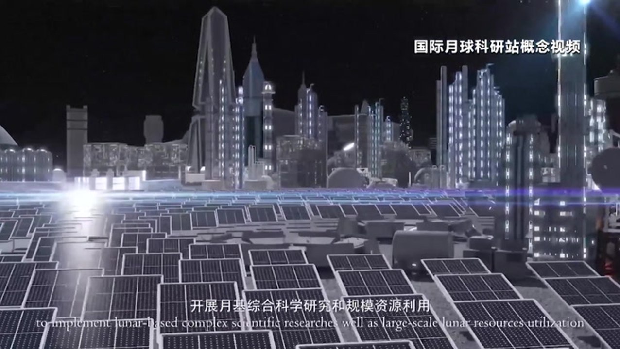 China Unveils International Moon Base Concept Animation - video Dailymotion