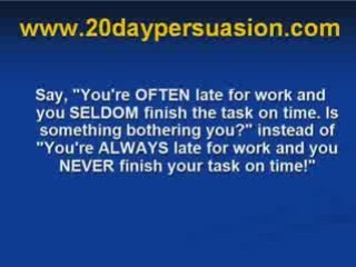 Persuasion and Conversational Hypnosis: Word Magic