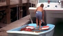 Scuba boy trapped underwater